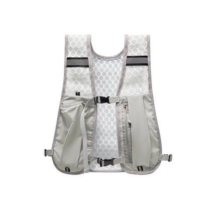 Lightweight Running Vest with Hydration & Phone Storage – Reflective Sports Chest Pack for Biking and Jogging