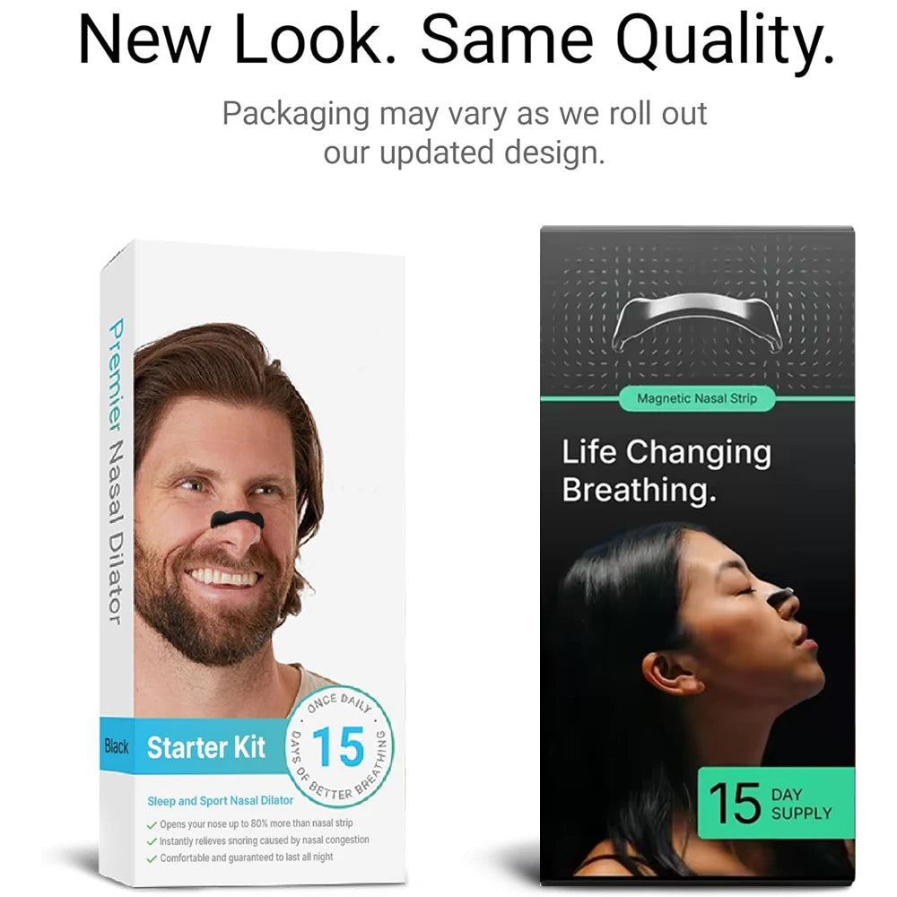 Magnetic Nasal Strips – Skin-Safe Sport Breathing & Anti-Snore Kit