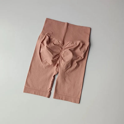 Women’s High Waist Yoga Shorts – Quick Dry Push-Up Sport Shorts with Tummy Control for Running and Fitness