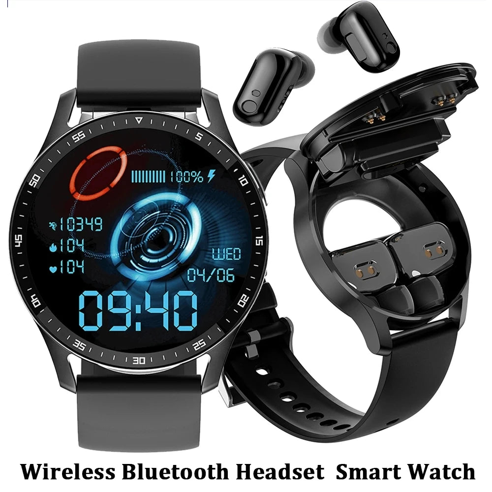 X7 2-in-1 Smart Watch with TWS Bluetooth Earbuds – Fitness & Health Monitor