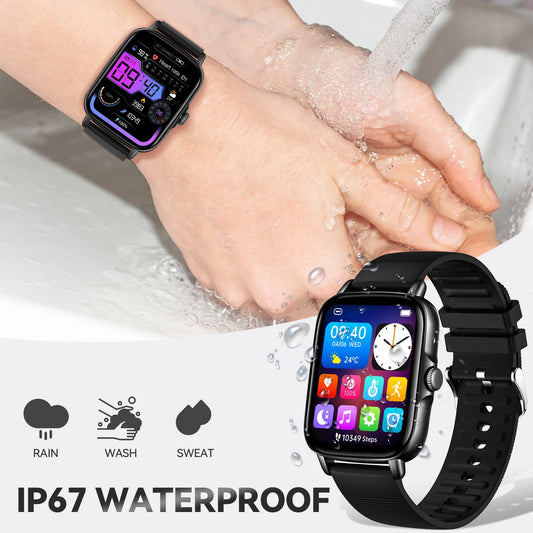 EIGIIS 2025 Smart Watch – Fitness Tracker with Heart Rate & Sleep Monitor