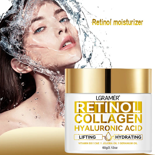 Retinol Face Cream – Moisturizing Anti-Wrinkle Collagen & Hyaluronic Acid