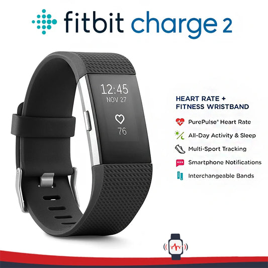 Fitbit Charge 2 – Smart Fitness Wristband with Heart Rate & Sleep Tracking