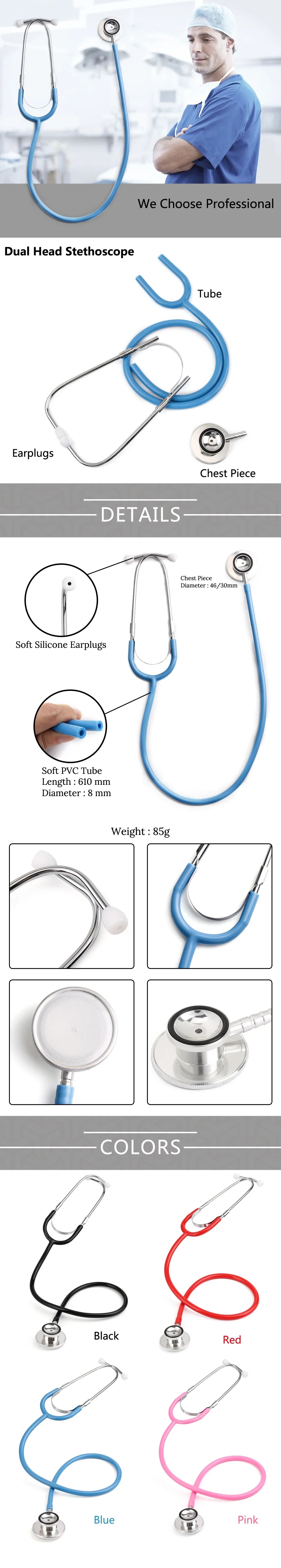 Dual Head Professional Stethoscope