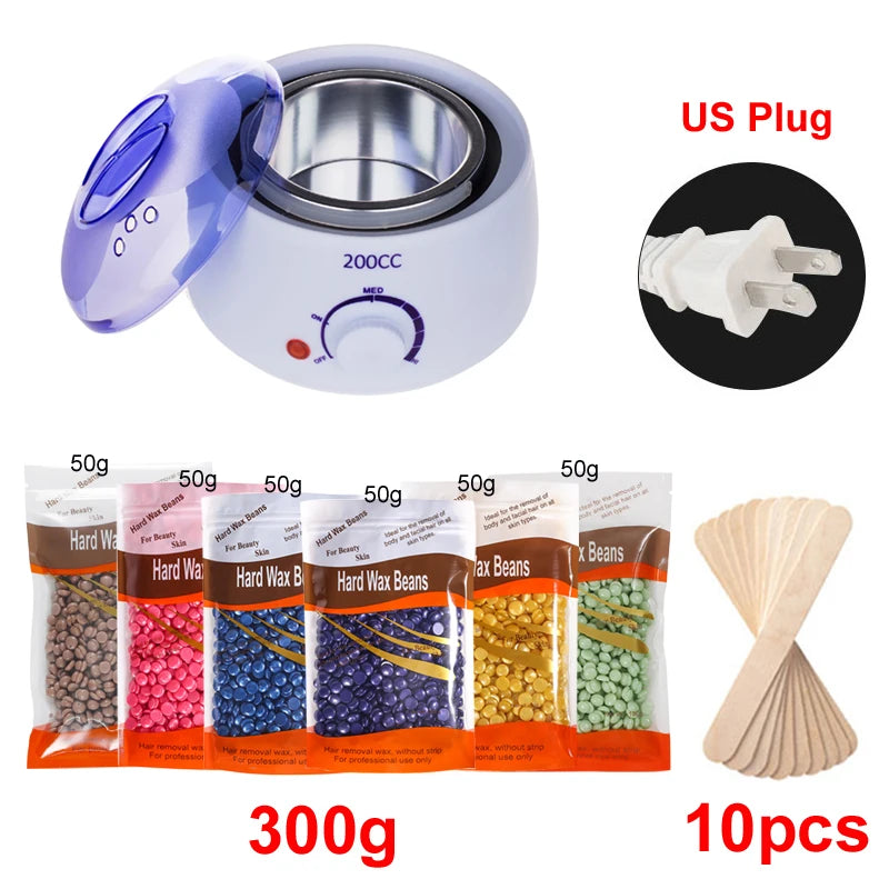 200ml Wax Heater Kit – Smart Hair Removal & Paraffin Wax Machine