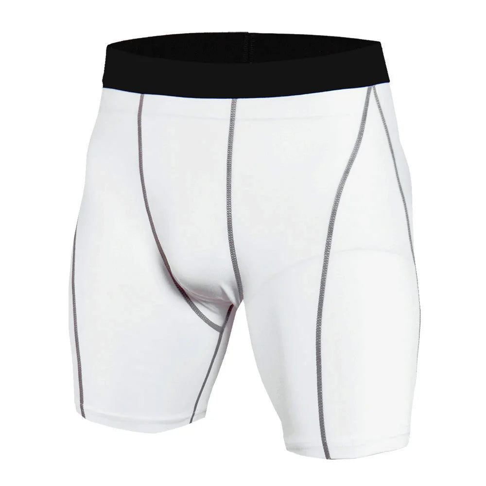 Men’s Compression Shorts – Quick Dry Training Tights for Running, Gym, and Fitness