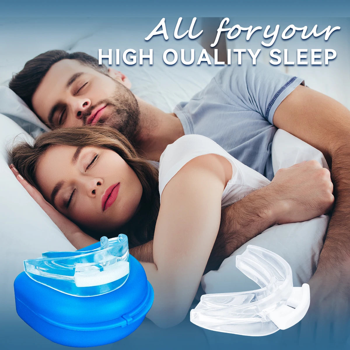 Anti-Snoring Mouth Guard – Stop Grinding & Improve Sleep