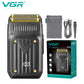 VGR V-363 Professional Electric Shaver with Digital Display – Rechargeable Beard Trimmer for Men