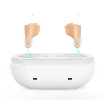Rechargeable Hearing Aid – Mini Invisible Wireless Sound Amplifier for Elderly