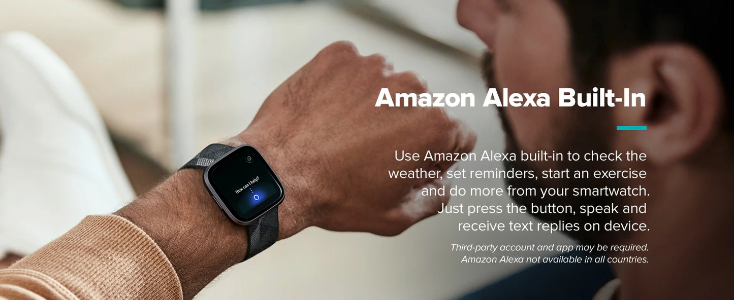 Fitbit Versa 2 – Health & Fitness Smartwatch with Heart Rate & Alexa
