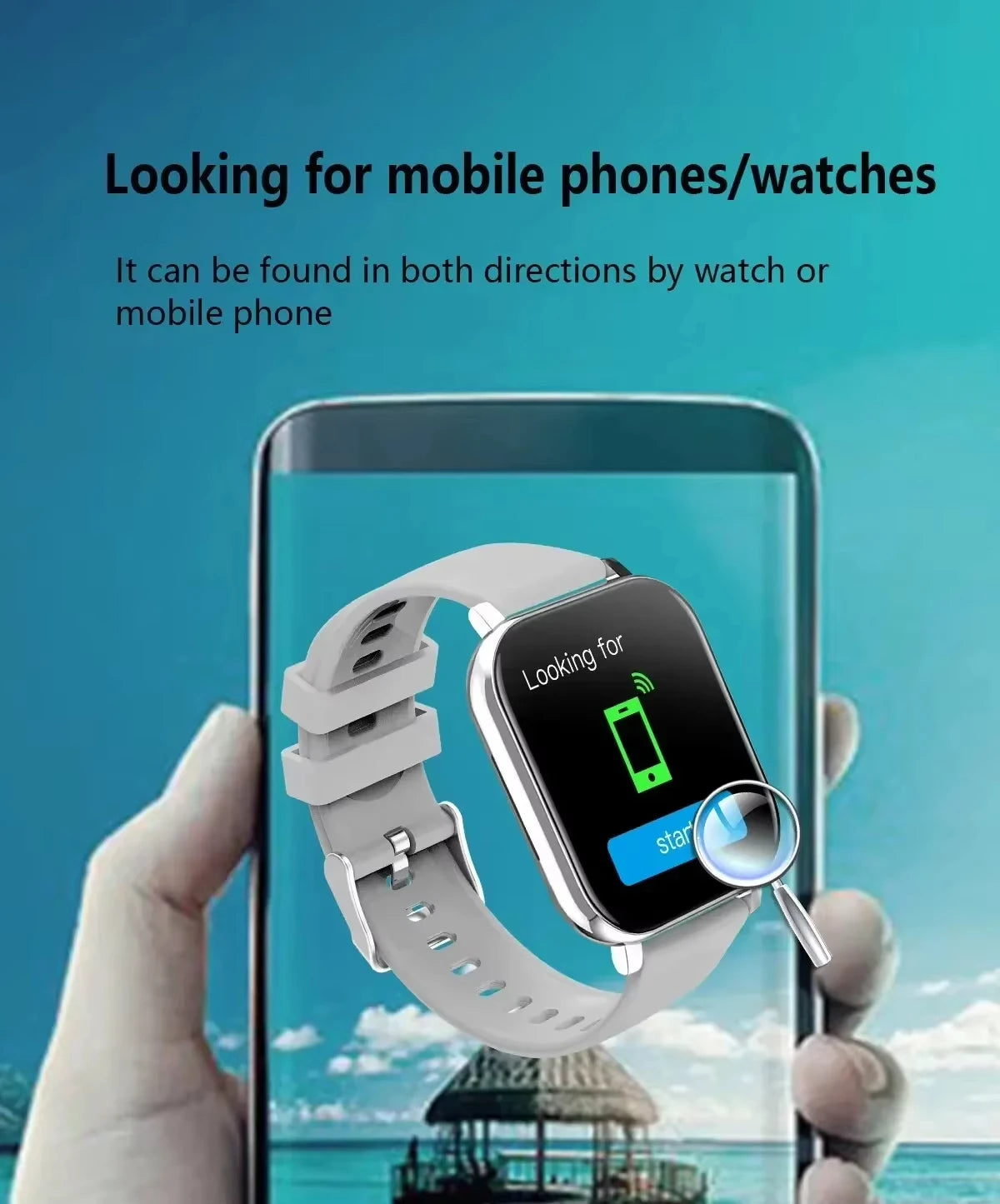Xiaomi Smart Watch – Waterproof Fitness Tracker with Heart Rate Monitor