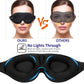 3D Contoured Eye Mask – Light-Blocking Sleep Blindfold for Men & Women