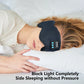 Bluetooth 5.3 Sleeping Mask with Wireless Headphones – Eye Shade for Men & Women
