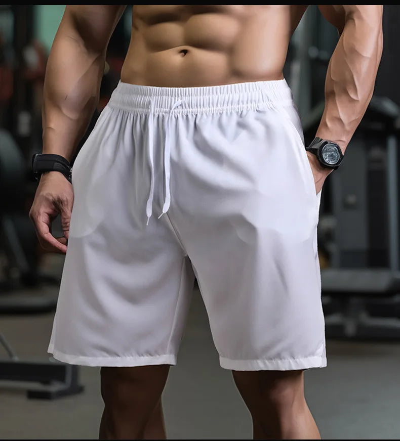 Men’s Quick-Dry Sport Shorts – Breathable Running & Tennis Fitness Shorts
