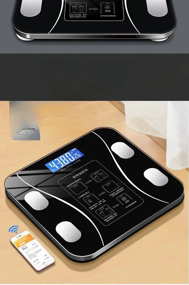 2025 Smart Body Fat Scale – Bluetooth Digital Body Composition Analyzer