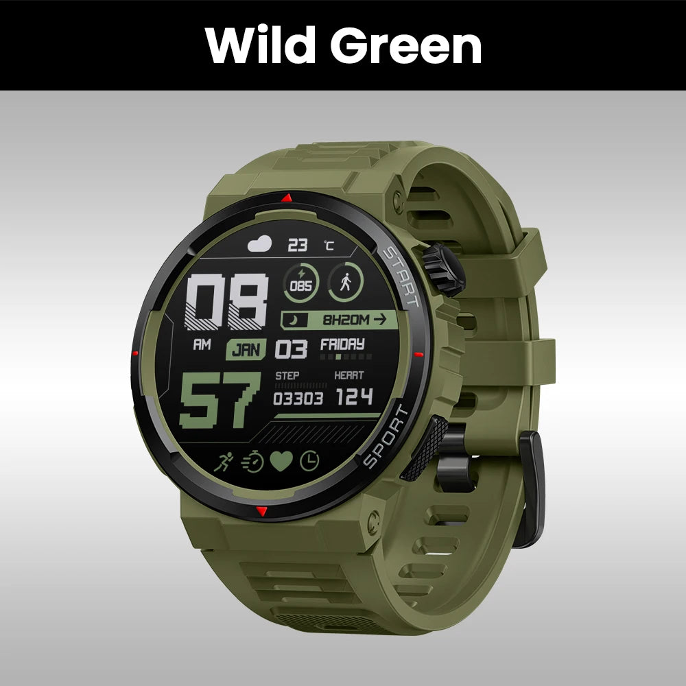 Zeblaze Ares 3 Plus – 1.43" HD AMOLED Smartwatch with Voice Calling