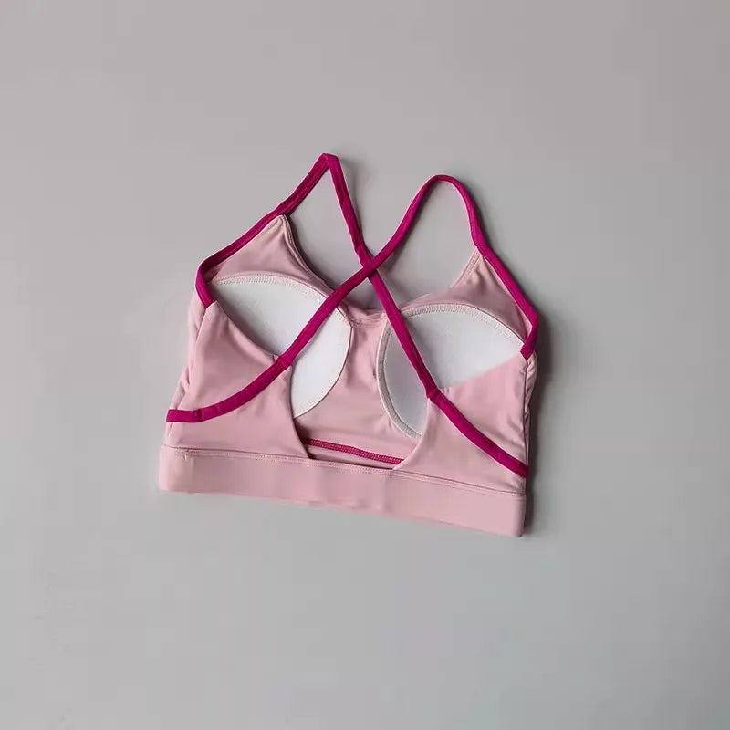 Women’s 2-Piece Yoga Set – High-Waist Leggings and Sports Bra Workout Suit for Gym & Fitness