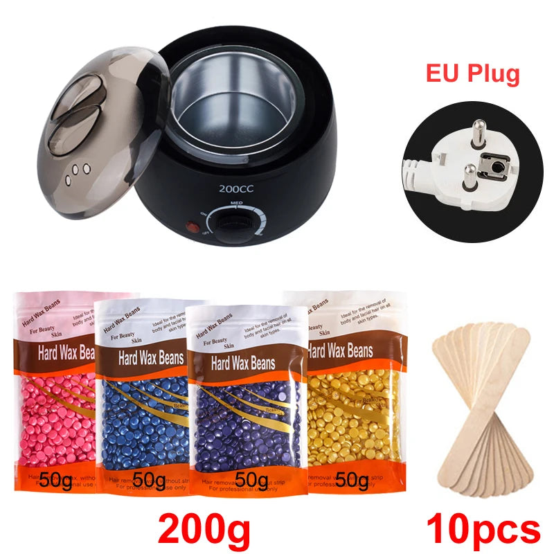 200ml Wax Heater Kit – Smart Hair Removal & Paraffin Wax Machine