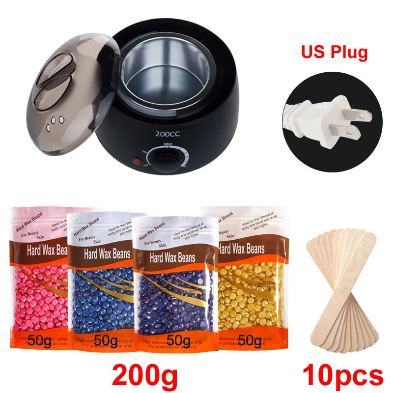 200ml Wax Heater Kit – Smart Hair Removal & Paraffin Wax Machine