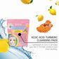40pcs Turmeric Kojic Acid Cleansing Pads – Gentle Exfoliating Pads for Dark Spots, Brightening & Daily Skin Care