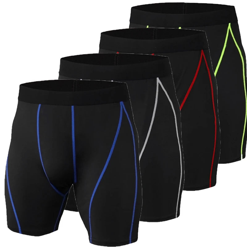 Men’s Compression Shorts – Quick Dry Training Tights for Running, Gym, and Fitness