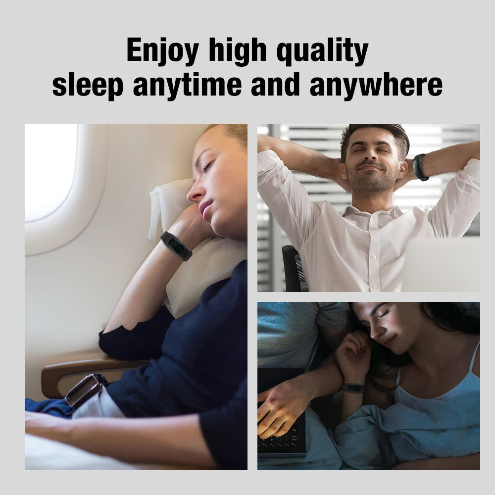 New Ems Intelligent Sleep Device Fast Sleep Rest Hypnosis Insomnia Artifact Relieve Anxiety Wristband Watch Sleep Aid Instrument