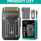 VGR V-363 Professional Electric Shaver with Digital Display – Rechargeable Beard Trimmer for Men