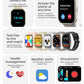 2024 Smart Watch – Heart Rate & Blood Pressure Fitness Tracker with Bluetooth Call