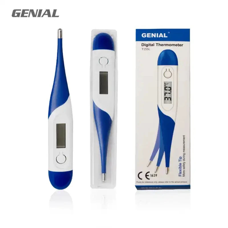 Digital Oral Thermometer – Fast 15s Reading for Adults & Fever Check