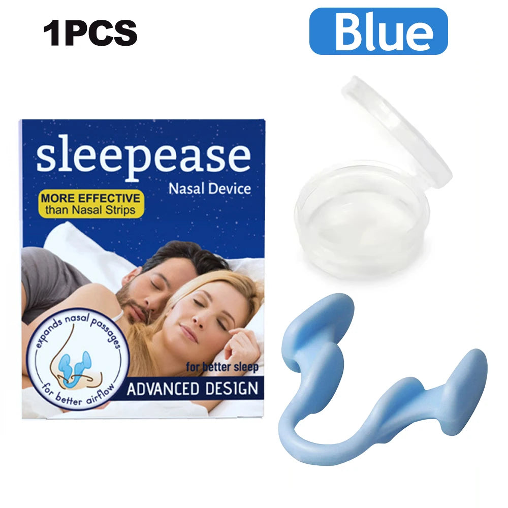 Silicone Anti-Snoring Nose Clip – Nasal Dilator for Better Breathing and Sleep