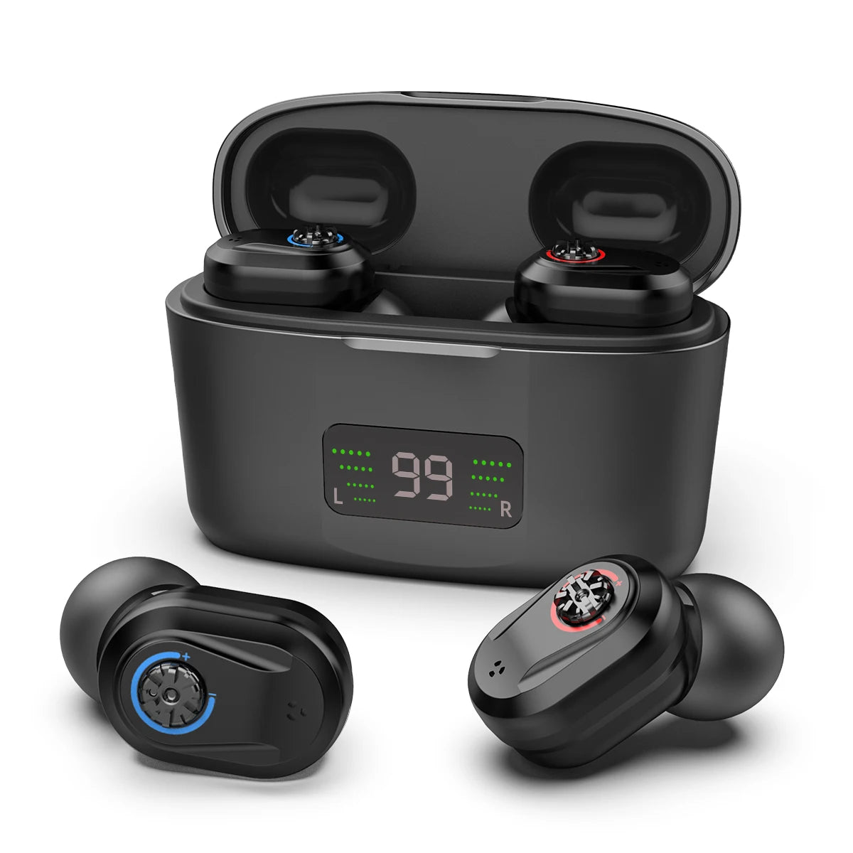 Wireless Mini Hearing Aid – HD Digital Noise-Cancelling Amplifier with Charging Box