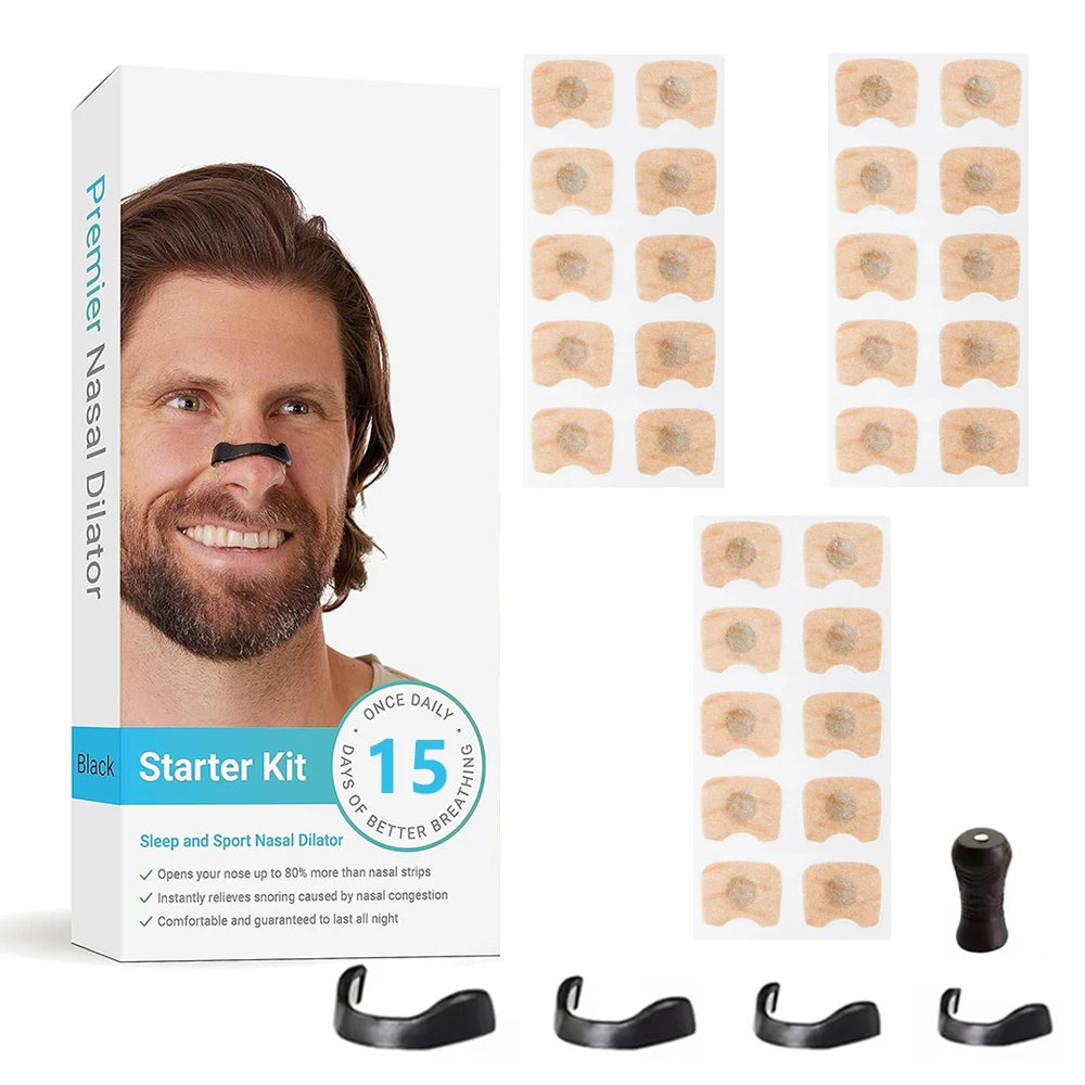 Magnetic Nasal Strips – Skin-Safe Sport Breathing & Anti-Snore Kit