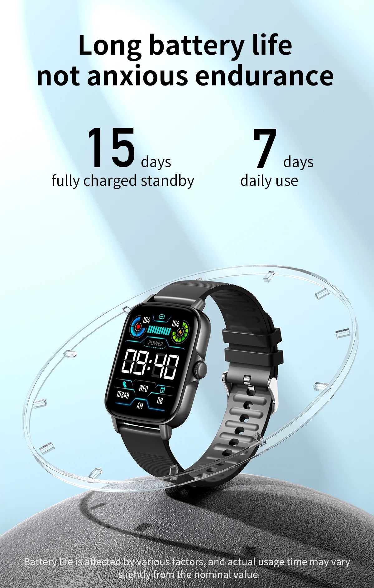 EIGIIS 2025 Smart Watch – Fitness Tracker with Heart Rate & Sleep Monitor