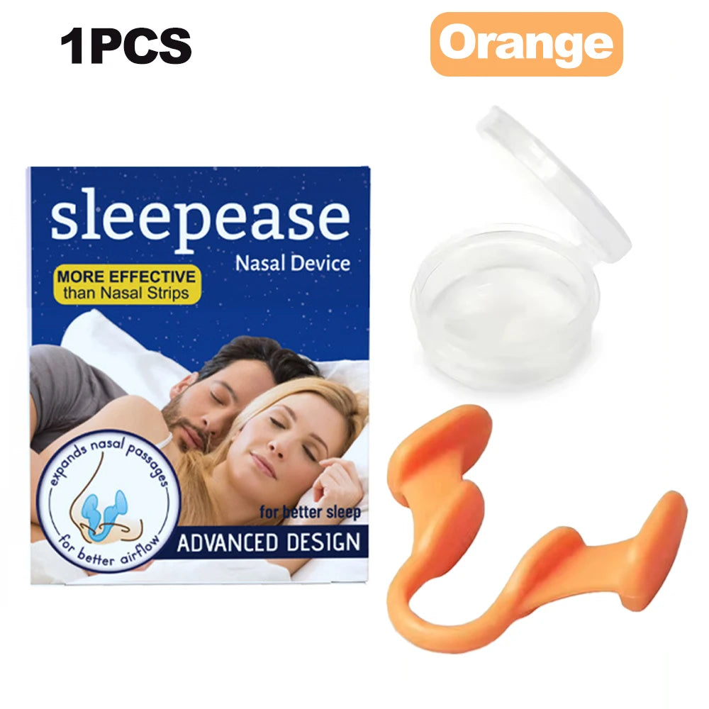 Silicone Anti-Snoring Nose Clip – Nasal Dilator for Better Breathing and Sleep