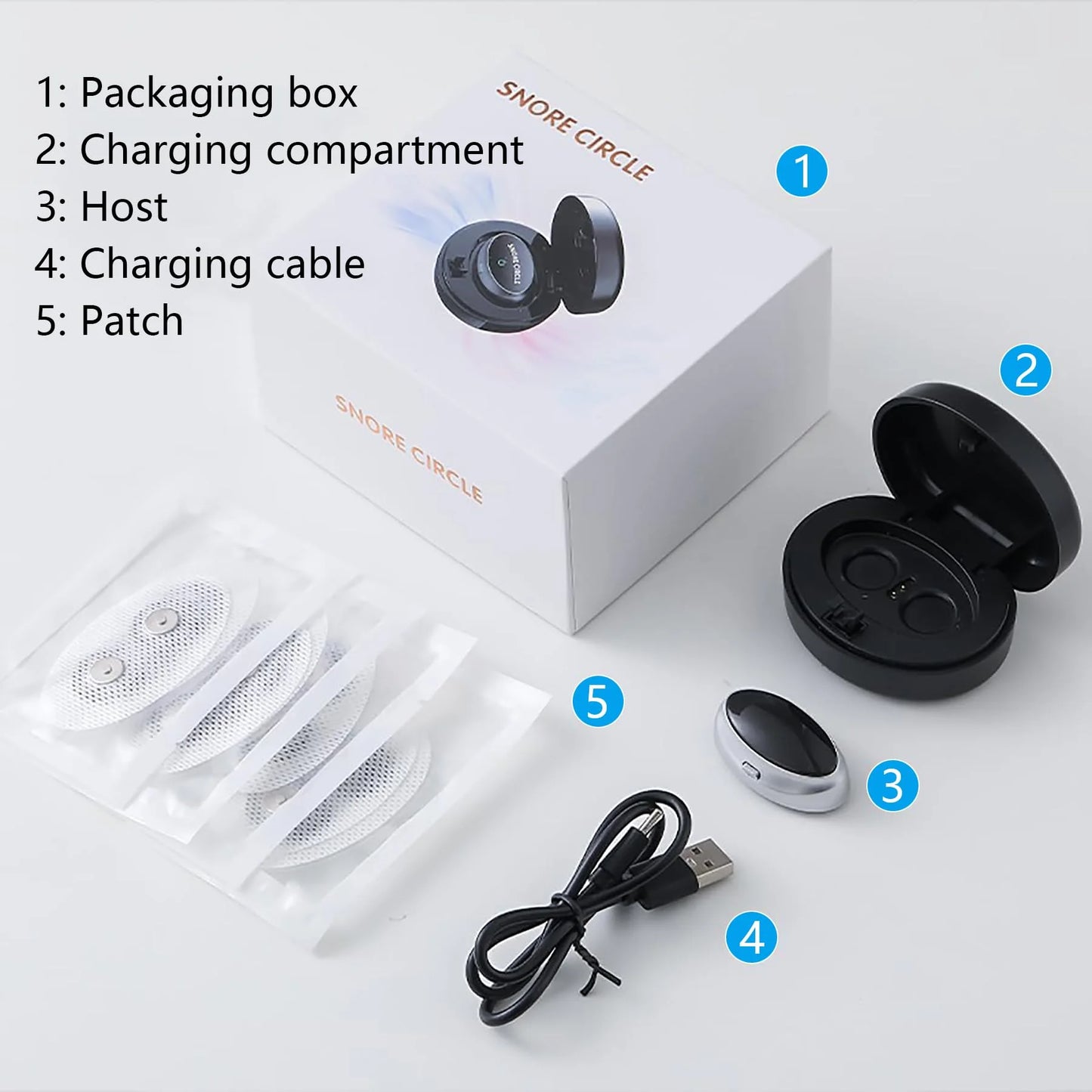 Electric Anti-Snoring Device – Portable Adjustable Sleep Aid