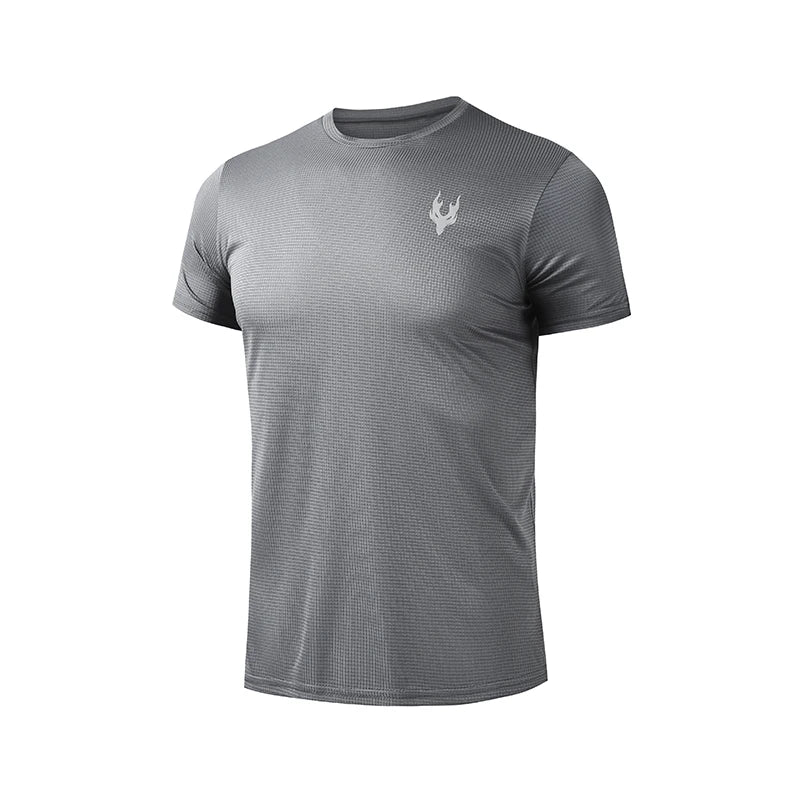 Men’s Running T-Shirt – Quick Dry Sports Top for Gym, Fitness, Football, and Summer Training