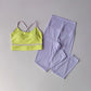 Women’s 2-Piece Yoga Set – High-Waist Leggings and Sports Bra Workout Suit for Gym & Fitness