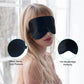 100% Silk Sleep Mask – Natural Eye Mask with Adjustable Strap