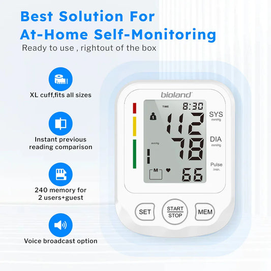 Bioland 2005 Blood Pressure Monitor – Automatic Upper Arm Digital Tensiometer