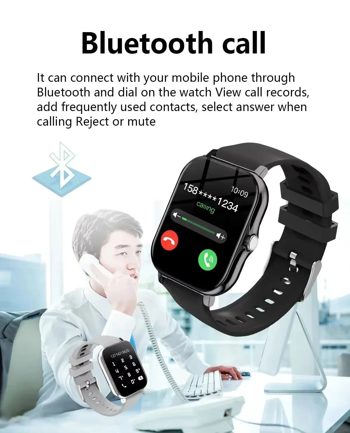 Xiaomi Smart Watch – Waterproof Fitness Tracker with Heart Rate Monitor