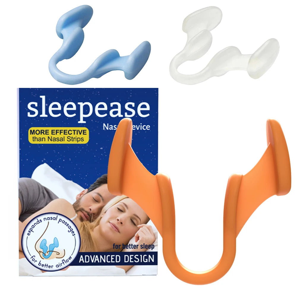 Silicone Anti-Snoring Nose Clip – Nasal Dilator for Better Breathing and Sleep