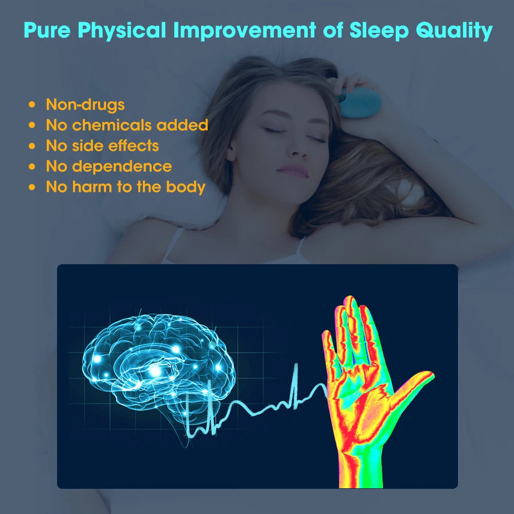 Smart Sleep Aid Device – Pulse Neuro Stimulation for Anxiety & Insomnia