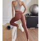 Women’s Two-Piece Yoga Set – Sports Bra and Leggings/Shorts Workout Outfit for Fitness and Gym