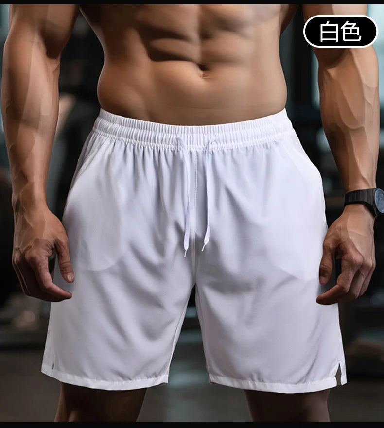 Men’s Quick-Dry Sport Shorts – Breathable Running & Tennis Fitness Shorts