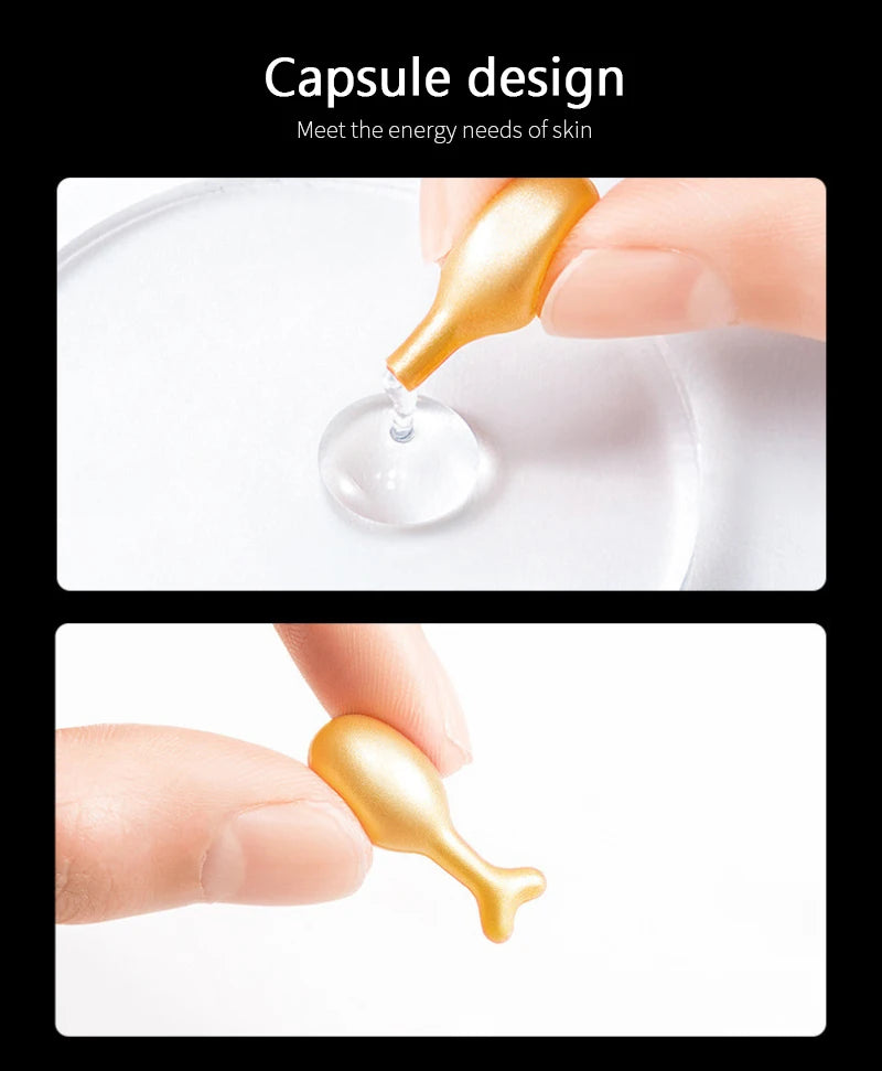 Collagen Face Serum Capsules – Anti-Wrinkle, Firming & Whitening with Hyaluronic Acid