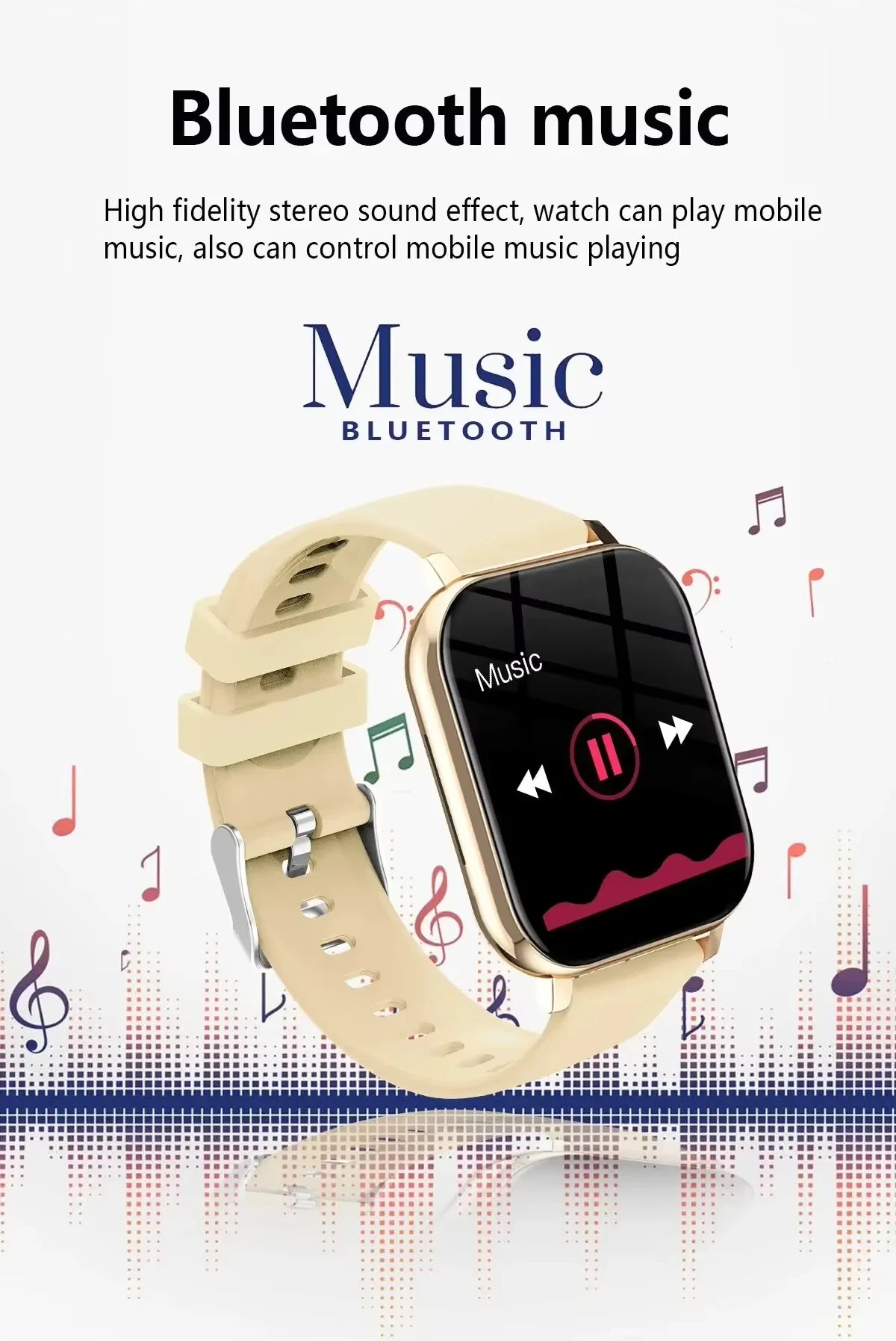 Xiaomi Smart Watch – Waterproof Fitness Tracker with Heart Rate Monitor