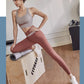 Women’s Two-Piece Yoga Set – Sports Bra and Leggings/Shorts Workout Outfit for Fitness and Gym