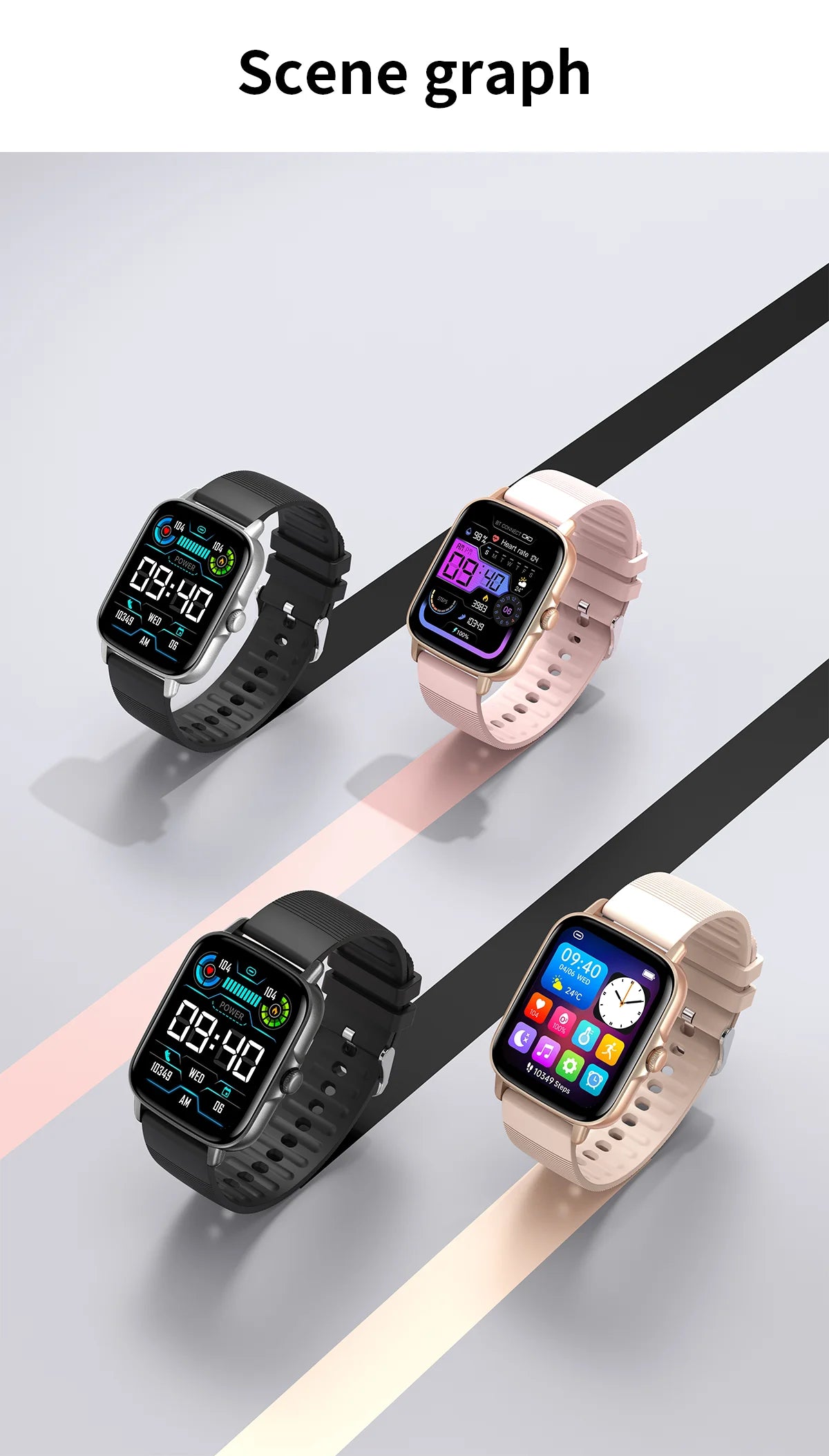 EIGIIS 2025 Smart Watch – Fitness Tracker with Heart Rate & Sleep Monitor