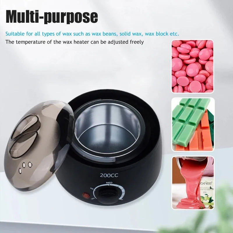 200ml Wax Heater Kit – Smart Hair Removal & Paraffin Wax Machine