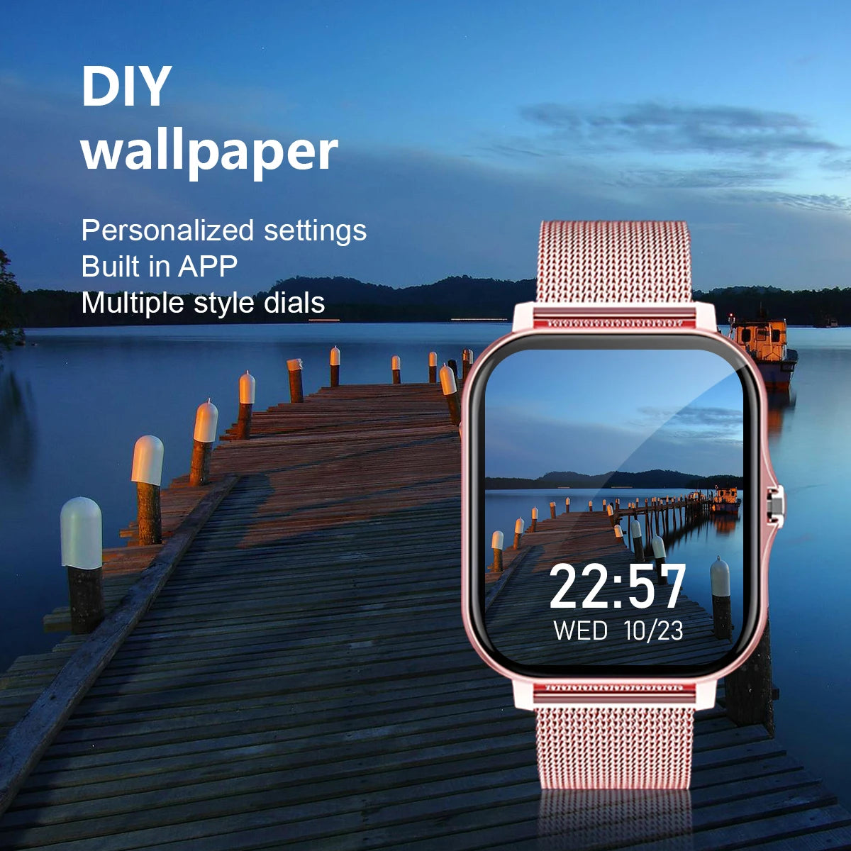 Smart Watch – Wireless Calling & Fitness Tracker for iPhone & Android